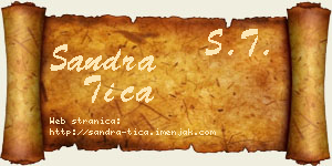 Sandra Tica vizit kartica